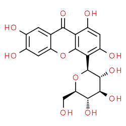 ChemSpider 2D Image | Isomangiferin | C19H18O11