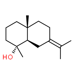 ChemSpider 2D Image | (1R,4aR,8aR)-7-Isopropylidene-1,4a-dimethyldecahydro-1-naphthalenol | C15H26O