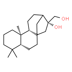 ChemSpider 2D Image | (5beta,9beta,10alpha,16beta)-Kaurane-16,17-diol | C20H34O2