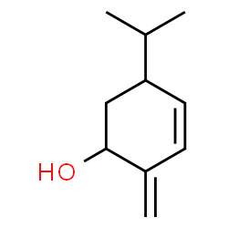 ChemSpider 2D Image | 5-Isopropyl-2-methylene-3-cyclohexen-1-ol | C10H16O