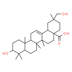 ChemSpider 2D Image | 3,29-Dihydroxyolean-12-en-28-oic acid | C30H48O4