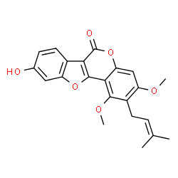 ChemSpider 2D Image | 3-O-Methylglycyrol | C22H20O6