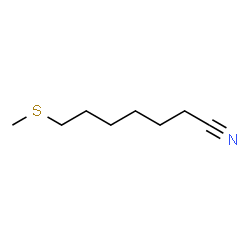 ChemSpider 2D Image | 7-METHYLTHIOHEPTANENITRILE | C8H15NS
