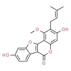 ChemSpider 2D Image | glycyrol | C21H18O6