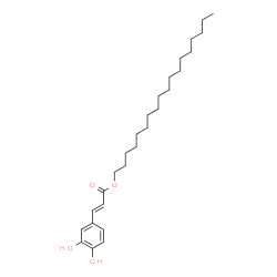 ChemSpider 2D Image | Octadecyl (2E)-3-(3,4-dihydroxyphenyl)acrylate | C27H44O4