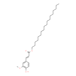 ChemSpider 2D Image | Octadecyl (2E)-3-(4-hydroxy-3-methoxyphenyl)acrylate | C28H46O4