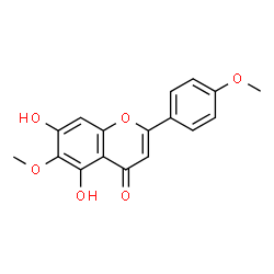 ChemSpider 2D Image | Pectolinarigenin | C17H14O6