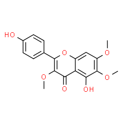 ChemSpider 2D Image | Penduletin | C18H16O7