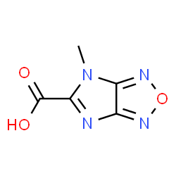 ChemSpider 2D Image | 4-Methyl-4H-imidazo[4,5-c][1,2,5]oxadiazole-5-carboxylic acid | C5H4N4O3