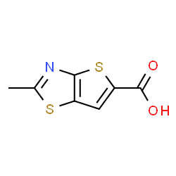 ChemSpider 2D Image | 2-Methylthieno[2,3-d][1,3]thiazole-5-carboxylic acid | C7H5NO2S2