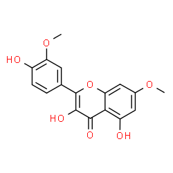 ChemSpider 2D Image | Rhamnazin | C17H14O7