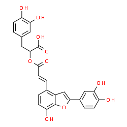 ChemSpider 2D Image | Salvianolic Acid C | C26H20O10