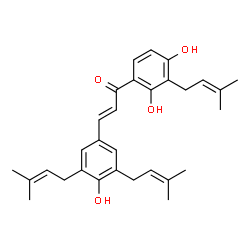 ChemSpider 2D Image | Sophoradin | C30H36O4