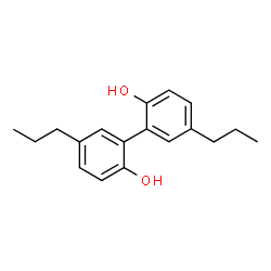 ChemSpider 2D Image | Tetrahydromagnolol | C18H22O2