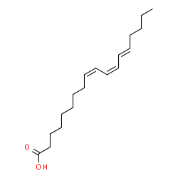 ChemSpider 2D Image | (9Z,11Z,13E)-9,11,13-Octadecatrienoic acid | C18H30O2