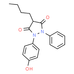 ChemSpider 2D Image | oxyphenbutazone | C19H20N2O3