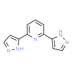 ChemSpider 2D Image | 2,6-bis(5-pyrazolyl)pyridine | C11H9N5