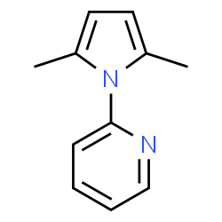 ChemSpider 2D Image | 2-(2,5-Dimethyl-1H-pyrrol-1-yl)pyridine | C11H12N2