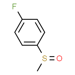 ChemSpider 2D Image | 4-Fluorophenyl methyl sulfoxide | C7H7FOS