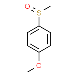 ChemSpider 2D Image | 4-Methoxyphenyl methyl sulfoxide | C8H10O2S