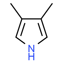 ChemSpider 2D Image | 3,4-Dimethylpyrrole | C6H9N