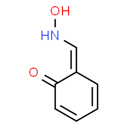 ChemSpider 2D Image | (6Z)-6-[(Hydroxyamino)methylene]-2,4-cyclohexadien-1-one | C7H7NO2