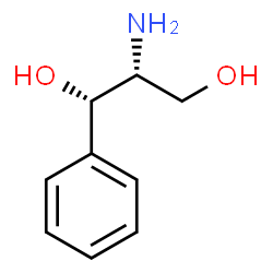 ChemSpider 2D Image | (1S,2R)-2-Amino-1-phenyl-1,3-propanediol | C9H13NO2