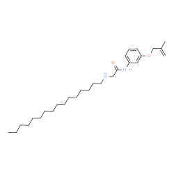 ChemSpider 2D Image | N~2~-Hexadecyl-N-{3-[(2-methyl-2-propen-1-yl)oxy]phenyl}glycinamide | C28H48N2O2