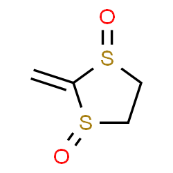 ChemSpider 2D Image | 2-Methylene-1,3-dithiolane 1,3-dioxide | C4H6O2S2