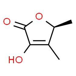 ChemSpider 2D Image | (5S)-3-Hydroxy-4,5-dimethyl-2(5H)-furanone | C6H8O3