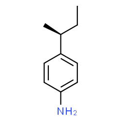 ChemSpider 2D Image | (S)-4-(sec-Butyl)aniline | C10H15N