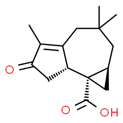 ChemSpider 2D Image | ophioceric acid | C15H20O3