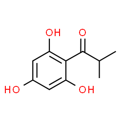 ChemSpider 2D Image | 2-isobutyrylphloroglucinol | C10H12O4