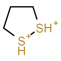 ChemSpider 2D Image | 1,2-Dithiolanediium | C3H8S2