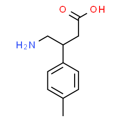 ChemSpider 2D Image | 4-Amino-3-(4-methylphenyl)butanoic acid | C11H15NO2