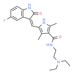 ChemSpider 2D Image | Sunitinib | C22H27FN4O2