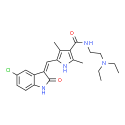 ChemSpider 2D Image | SU11652 | C22H27ClN4O2