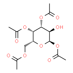ChemSpider 2D Image | 1,3,4,6-Tetra-O-acetyl-alpha-D-galactopyranose | C14H20O10