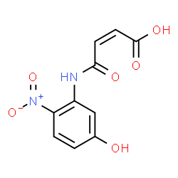 ChemSpider 2D Image | (2Z)-4-[(5-Hydroxy-2-nitrophenyl)amino]-4-oxo-2-butenoic acid | C10H8N2O6