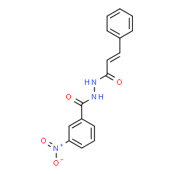 ChemSpider 2D Image | 3-Nitro-N'-[(2E)-3-phenyl-2-propenoyl]benzohydrazide | C16H13N3O4