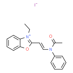 Recept frihed Slid Benzoxazolium, 3-ethyl-2-[2-(N-phenylacetamido)vinyl]-, iodide |  C19H19IN2O2 | ChemSpider