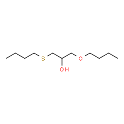 ChemSpider 2D Image | 1-Butoxy-3-(butylsulfanyl)-2-propanol | C11H24O2S