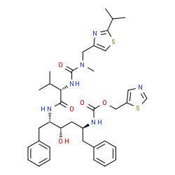 ChemSpider 2D Image | RITONAVIR 4-HYDROXY ISOMER | C37H48N6O5S2
