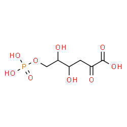 ChemSpider 2D Image | 2-Keto-3-deoxy-6-phosphogluconic acid | C6H11O9P
