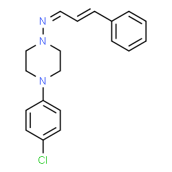 ChemSpider 2D Image | (1Z,2E)-N-[4-(4-Chlorophenyl)-1-piperazinyl]-3-phenyl-2-propen-1-imine | C19H20ClN3