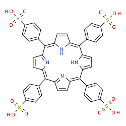 ChemSpider 2D Image | Tetraphenylporphine sulfonate | C44H30N4O12S4