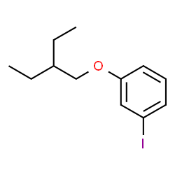 ChemSpider 2D Image | 1-(2-Ethylbutoxy)-3-iodobenzene | C12H17IO