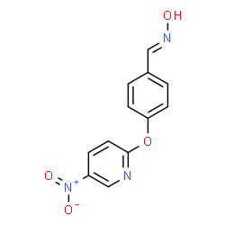 ChemSpider 2D Image | 4-(5-Nitro-pyridin-2-yloxy)-benzaldehyde oxime | C12H9N3O4