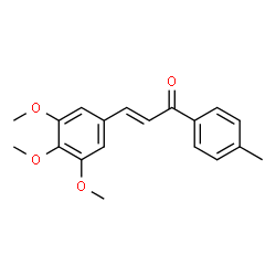 ChemSpider 2D Image | 3,4,5-Trimethoxy-4'-methylchalcone | C19H20O4