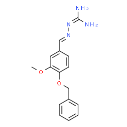 ChemSpider 2D Image | N''-{(E)-[4-(Benzyloxy)-3-methoxyphenyl]methylene}carbonohydrazonic diamide | C16H18N4O2